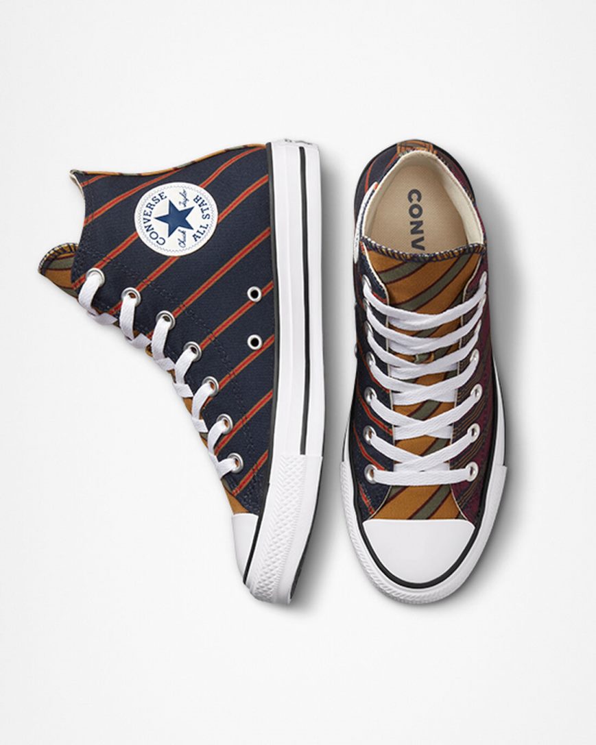 Zapatillas Altas Converse Chuck Taylor All Star Twisted Classics Mujer Obsidian Burdeos Oscuro | PE 7EP420